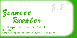 zsanett rumpler business card